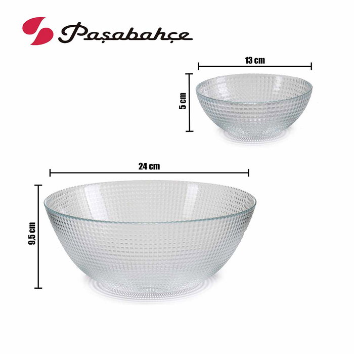 Pasabahce Juego 7 Bol Generation 27 x 16 x 40 cm Verre Transparent 360 ml + 2420 ml (Set de 4)