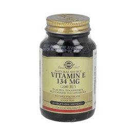 SOLGAR Vitamine E 200 UI 134 mg 50 capsules molles végétales