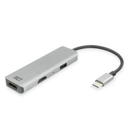 ACT Connectivity AC7013 Adaptateur USB-C vers 2 HDMI 4K avec port USB-A