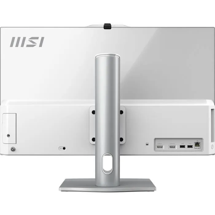 MSI AM272P 1M-1268XFR - PC Tout-en-un 27" Écran FHD - Processeur Intel Core 7 150U - 16 Go RAM DDR5 - 1 To SSD PCIe Gen4 - Pied ajustable - Clavier et souris inclus - Blanc