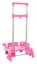 Safta - Carro Portamochilas - Chariot à bagages pliable à 3 roues, rose clair, dimensions 32 x 88 x 23,5 cm