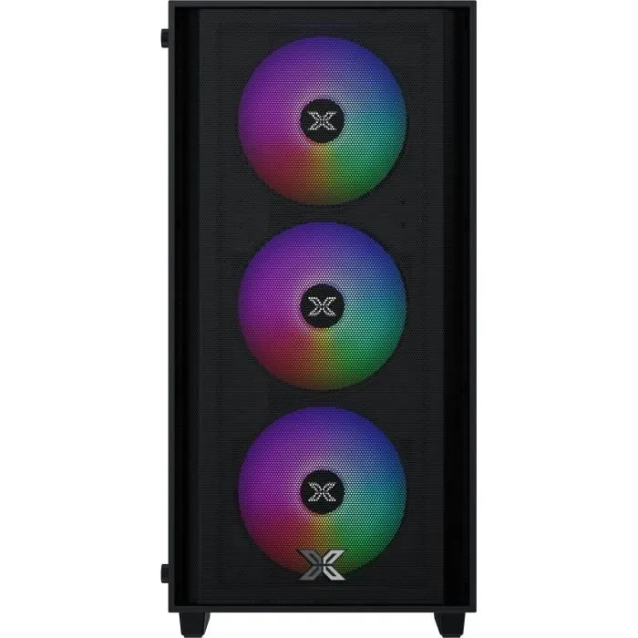 Xigmatek Boîtier PC NYX Air II - Tour Micro-ATX/Mini-ITX Noir - Façade Mesh, Verre Trempé, 4 Ventilateurs ARGB 120mm, USB 3.0 Xigmatek Boîtier PC NYX Air II - Tour Micro-ATX/Mini-ITX Noir - Façade Mesh, Verre Trempé, 4 Ventilateurs ARGB 120mm, USB 3.0