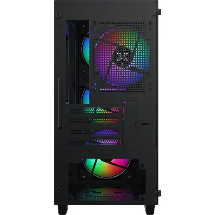 Xigmatek Boîtier PC NYX Air II - Tour Micro-ATX/Mini-ITX Noir - Façade Mesh, Verre Trempé, 4 Ventilateurs ARGB 120mm, USB 3.0 Xigmatek Boîtier PC NYX Air II - Tour Micro-ATX/Mini-ITX Noir - Façade Mesh, Verre Trempé, 4 Ventilateurs ARGB 120mm, USB 3.0