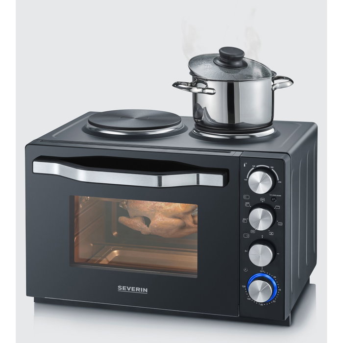 Severin TO 2074 Four de cuisson et de rôtissage avec plaques chauffantes