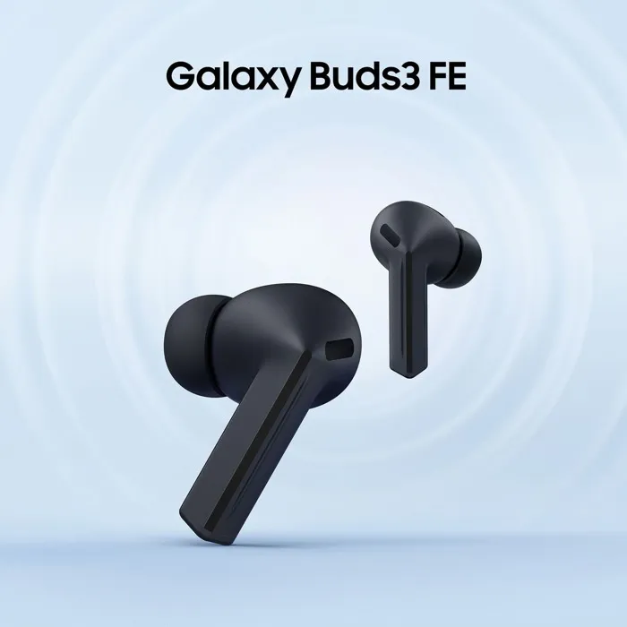 Samsung Galaxy Buds3 FE Écouteurs Bluetooth Gris - Réduction de bruit active premium avec Galaxy AI et son personnalisable