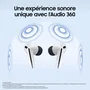Samsung Galaxy Buds3 FE Écouteurs Bluetooth Gris - Réduction de bruit active premium avec Galaxy AI et son personnalisable