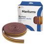 Hantums Burlete adhésif en caoutchouc 9mm - 6M Marrón