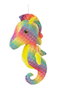 Creaciones Lloris - Cheval de bain Eli 22 cm - Série d'animaux marins - Modèles assortis - Pour enfants à partir de 3 ans