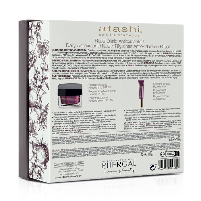 Atashi Rituel Visage Hydratant Antioxydant Coffret de 2