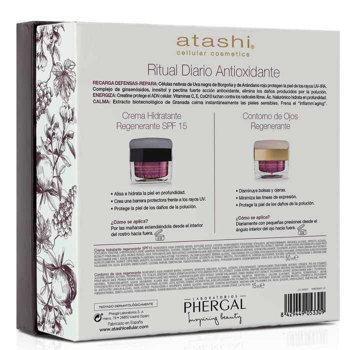 Atashi Rituel Visage Hydratant Antioxydant Coffret de 2