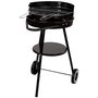 Color Baby Aktive - Barbecue charbon de bois rond 42x76,5 cm - Dimensions 42 x 76,5 cm