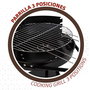 Color Baby Aktive - Barbecue charbon de bois rond 42x76,5 cm - Dimensions 42 x 76,5 cm