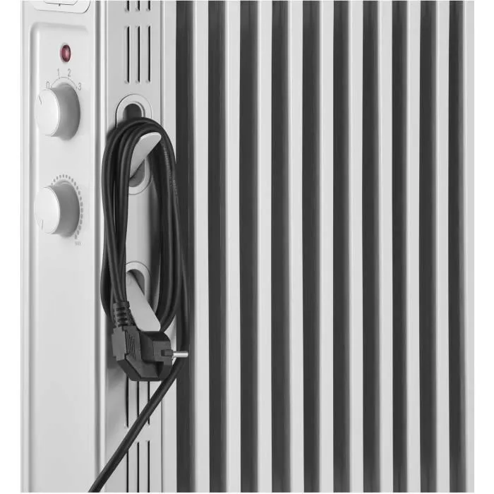 Sencor SOH 3411WH Radiateur électrique à bain d'huile, 2300 W, Blanc
