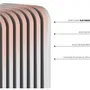 Sencor Radiateur électrique bain d'huile SOH 3411WH, 2300 W, 3 niveaux de chaleur, protection surchauffe, blanc, pour pièces 16-23 m2