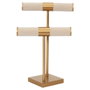 Home Deco Factory Porte-bijoux double beige-doré