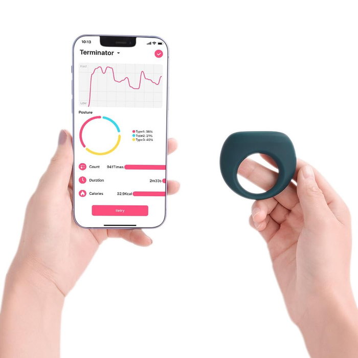 Anneau Pénis Magic Motion Vert