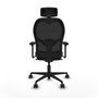 Piqueras y Crespo Chaise de Bureau avec Appui-tête Jorquera 3D036N2 Vert