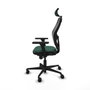 Piqueras y Crespo Chaise de Bureau avec Appui-tête Jorquera 3D036N2 Vert