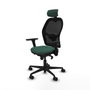 Piqueras y Crespo Chaise de Bureau avec Appui-tête Jorquera 3D036N2 Vert