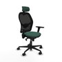 Piqueras y Crespo Chaise de Bureau avec Appui-tête Jorquera 3D036N2 Vert