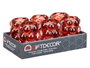 Giftdecor Porte-bougie boule verre teja 8.4x12.5x8.4cm (Set de 12)