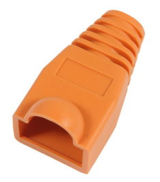 MicroConnect Manchon de décharge de traction pour RJ45 Orange, 50 pièces