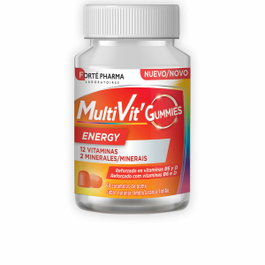 Forté Pharma Multivit Energy Gummies Orange-Citron 60 unités