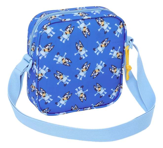 Safta Bolsito Bandolera Bluey "Let's Play" - 16x18x4 cm - Pour enfants à partir de 3 ans