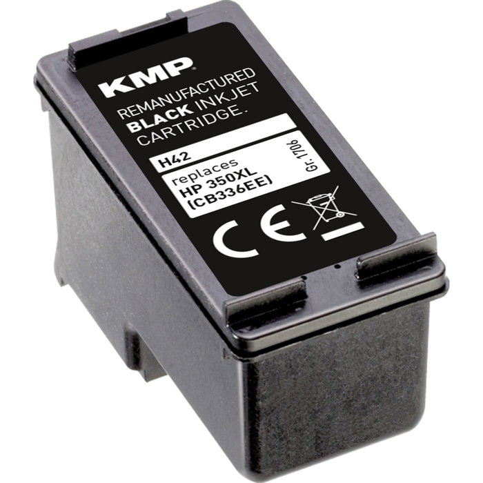 KMP Cartouche d'encre noire H42 compatible avec HP CB336EE No. 350XL