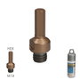 WOLFPACK LINEA PROFESIONAL Adaptateur M14 vers tige hexagonale pour perceuse