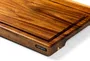 Style De Vie - Planche à découper en bois d'acacia antidérapante avec poignée et gouttière - 40 x 29 x 3 cm