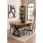 Home ESPRIT Table de Salle à Manger Extensible Marron Noir