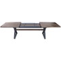 Home ESPRIT Table de Salle à Manger Extensible Marron Noir