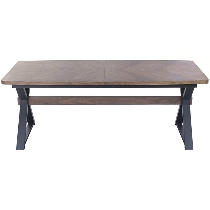 Home ESPRIT Table de Salle à Manger Extensible Marron Noir