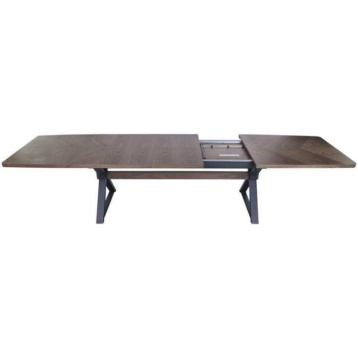 Home ESPRIT Table de Salle à Manger Extensible Marron Noir
