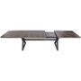 Home ESPRIT Table de Salle à Manger Extensible Marron Noir