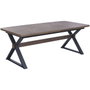 Home ESPRIT Table de Salle à Manger Extensible Marron Noir