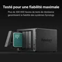 Synology HAT3300-4T - Disque dur interne 4 To SATA 6 Go/s - 5400 Tours/min - Pour stockage NAS haute charge (180 To/an)
