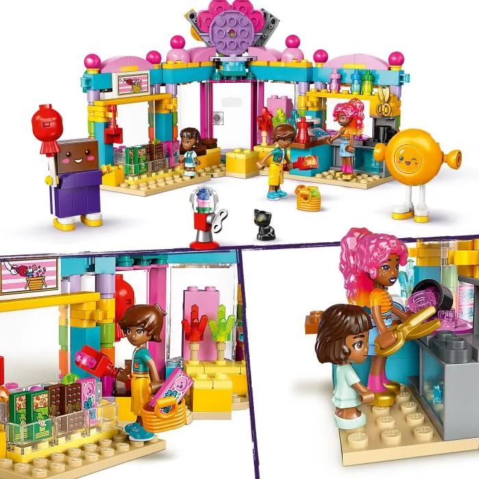 LEGO Friends 42649 La Confiserie de Heartlake City - Jeu de Construction pour Enfants dès 6 Ans avec 376 Pièces et 3 Personnages