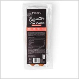 BOCADO BAGUETTE LOW CARB high protein 2uds.