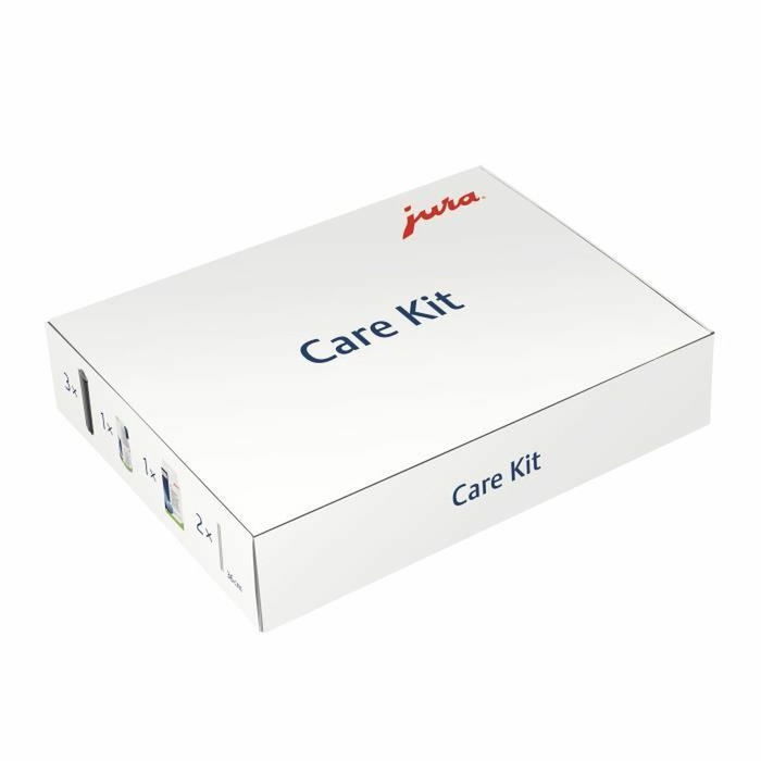 Jura Care Kit CLARIS Smart+ Kit d'entretien pour machine à café avec filtres à eau, pastilles et détergent pour système à lait