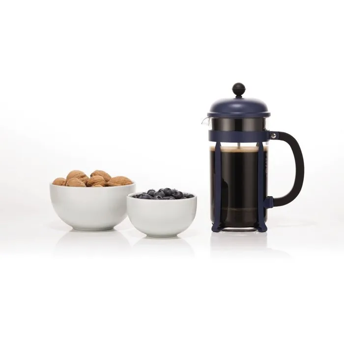 Bodum Chambord - Cafetière à piston SAN 1L (8 tasses) - Armature plastique - Verseuse