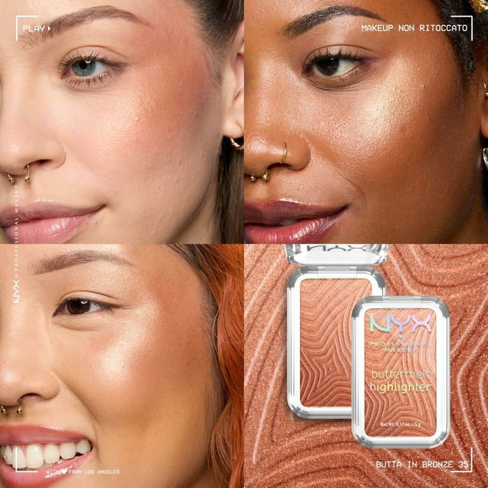 Nyx Professional Make Up Buttermelt Highlighter #35-Butta en Bronze Nyx Professional Make Up Buttermelt Highlighter #35-Butta en Bronze