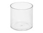 GIFTDECOR Vase Cylindrique Transparente 20x20x20cm