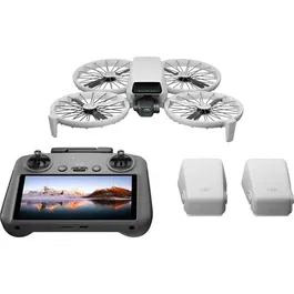 DJI Flip Fly More Combo Drone avec Caméra 4K - Moins de 249 g, Autonomie 31 min, Protection Hélices, Suivi IA, Capteur CMOS 1/1.3, RC2 Inclus - Parfait pour Vlogs