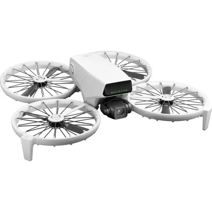 DJI Flip Fly More Combo Drone avec Caméra 4K - Moins de 249 g, Autonomie 31 min, Protection Hélices, Suivi IA, Capteur CMOS 1/1.3, RC2 Inclus - Parfait pour Vlogs