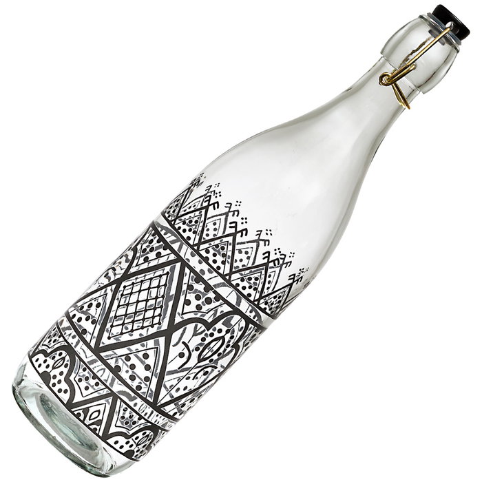 Home Deco Factory Bouteille en verre Mirage 1 L