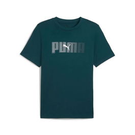 T-shirt à manches courtes homme Puma Essentials Logo Lab Bleu 9-10 Ans