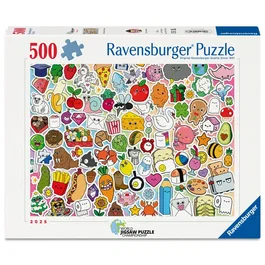 Ravensburger - Puzzle 500 pièces Stickers Kawaii pour Adultes et Enfants dès 12 Ans - Qualité Supérieure - Réf. 12001796