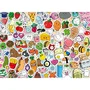 Ravensburger - Puzzle 500 pièces Stickers Kawaii pour Adultes et Enfants dès 12 Ans - Qualité Supérieure - Réf. 12001796